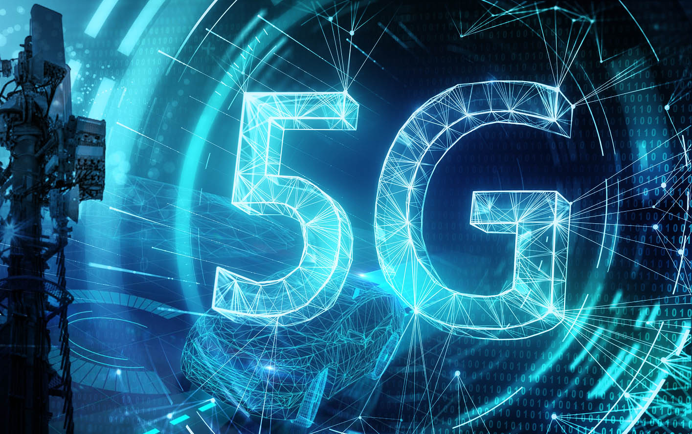 5G internet concept